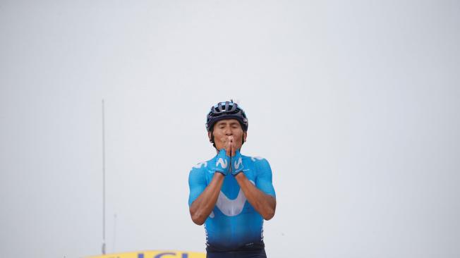 El ciclista del Movistar ahora es quinto en la general y sueña con logros más grandes en lo que queda de competencia.