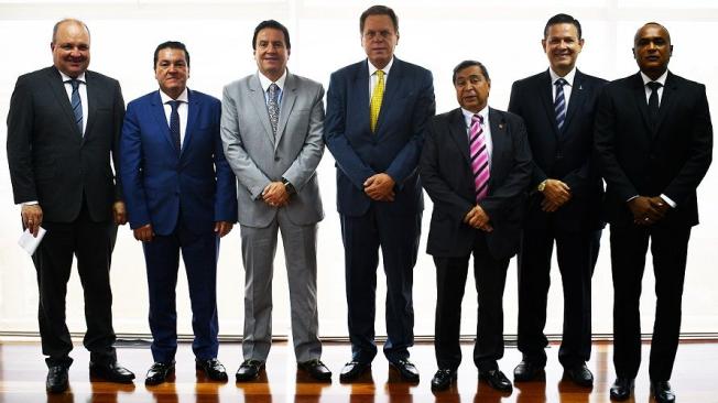 Nuevo Comité Ejecutivo del Federación Colombiana de Fútbol.