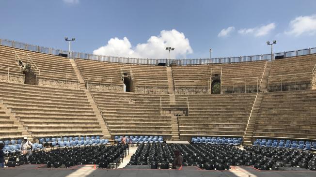 Este auditorio, en Cesarea, aún se utiliza para conciertos.