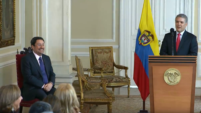 El exvicepresidente Francisco Santos se posesionó como embajador de Colombia ante los Estados Unidos.