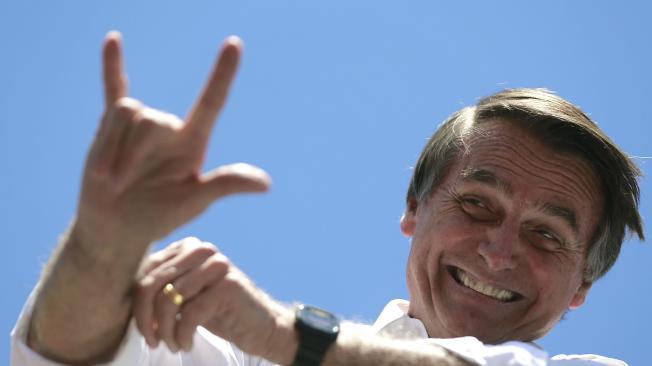 Jair Bolsonaro, candidato a la presidencia de Brasil de ultraderecha.