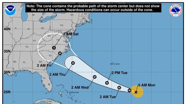 El Centro Nacional de Huracanes (NHC) de EE. UU. prevé que el huracán Florence alcance este lunes la categoría 3 mientras se aproxima a Las Carolinas, en el sureste del país, al tiempo que los ciclones Helene e Isaac continúan fortaleciéndose en el Atlántico.