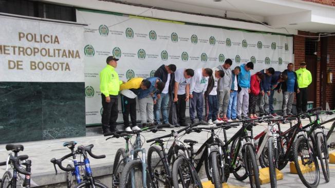 La Policía de Bogotá y la Fiscalía, desarticularon la banda criminal Los Pablitos, dedicada al robo de bicicletas en la ciudad.