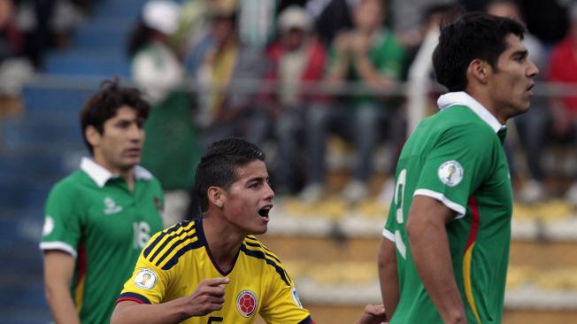 El día del debut: 11 de octubre de 2011, contra Bolivia, en La Paz. Comenzaba la historia de James Rodríguez en la Selección.