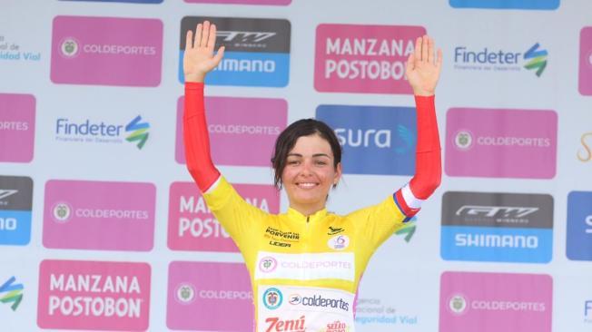 Estefanía Herrera, ciclista colombiana.