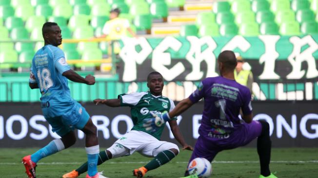 Deportivo Cali 4-0 Jaguares en la fecha 17 de la Liga de Colombia II-2018.