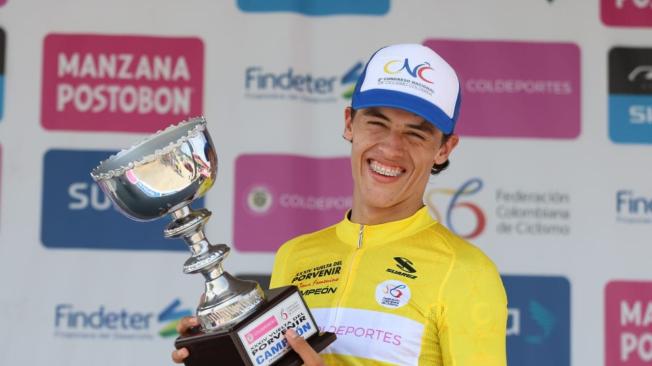 Daniel Arroyave, campeón de la Vuelta del Porvenir 2018.
