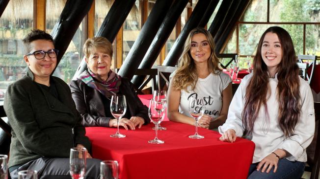 Giovanna Aguirre, Beatriz Peresson, Daniela Baena y Ángela Aguirre son la familia detrás del restaurante Tramonti.