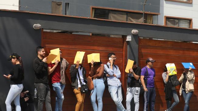 Miles de venezolanos están solicitando el permiso temporal de permanencia. La foto fue tomada en Lima.