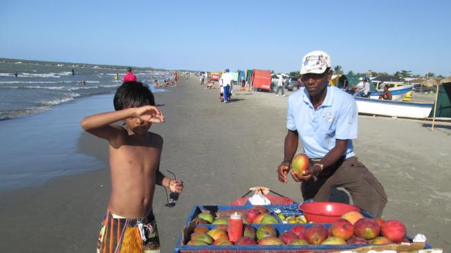 La Playas de la Boquilla en Cartagena son unas de las más concurridas porque son más seguras y limpias.