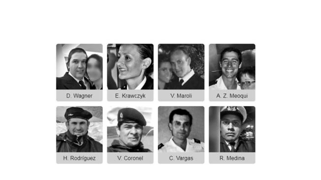 Los 44 tripulantes del Ara San Juan