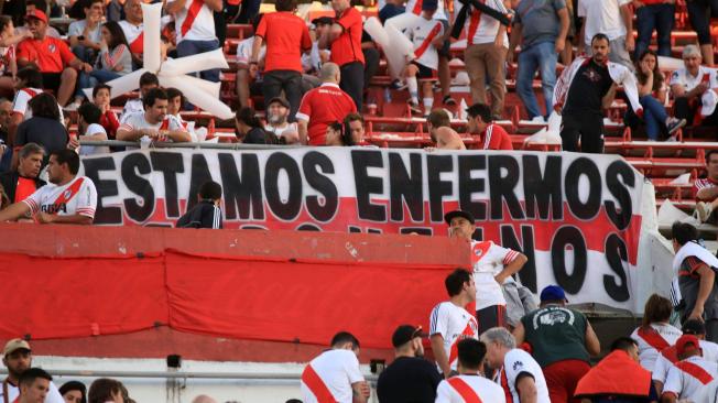 Hinchas de River Plate.