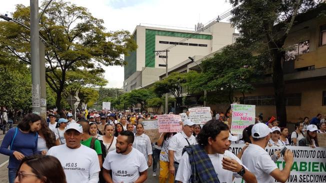 Marchas en Medellín