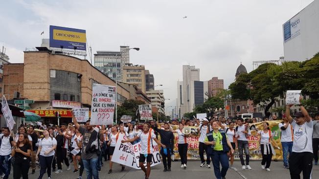 Marchas en Medellín