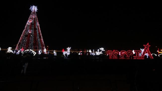 Bogotá se viste de navidad con un alumbrado que será inaugurado el domingo en el Parque Tunal.
