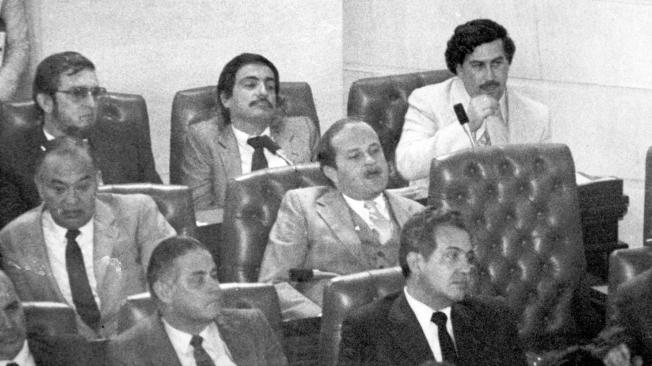 En 1983, Pablo Escobar era miembro del Congreso de Colombia.