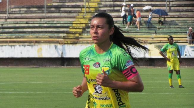 Yoreli Rincón, jugadora del Huila.