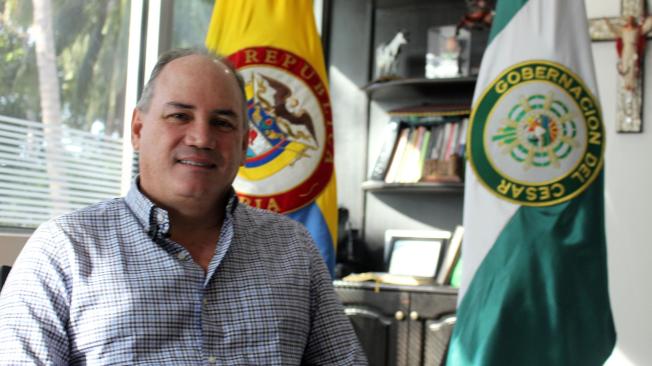 Francisco Ovalle Angarita, gobernador del Cesar, dice que aún hay trabajo por desarrollar.