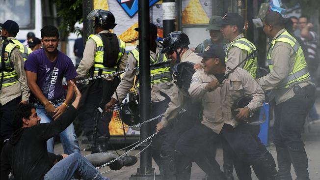 Protestas en Venezuela en el 2017.