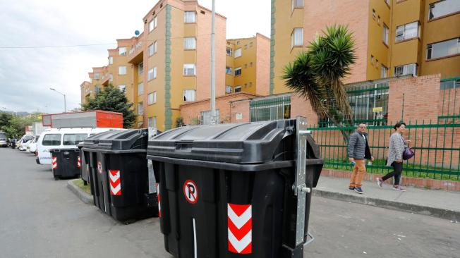 Los nuevos contenedores de basura en Bogotá