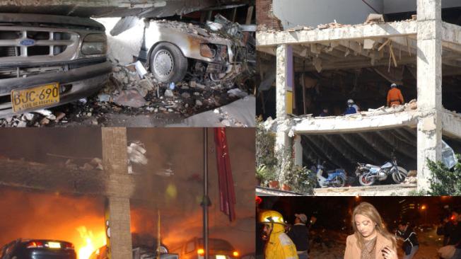 El 7 de febrero de 2003, a las 7:30 p.m., bajo la penumbra de una noche que se presumía como habitual, un carro bomba estalló en las instalaciones del Club El Nogal, dejando un saldo de 36 fallecidos y 198 heridos. Este ha sido uno de los atentados más impactantes de Bogotá. El estallido fue de tal magnitud que, como han evidenciado las imágenes a lo largo del tiempo, solo quedó la ruina como testigo del hecho condenable.