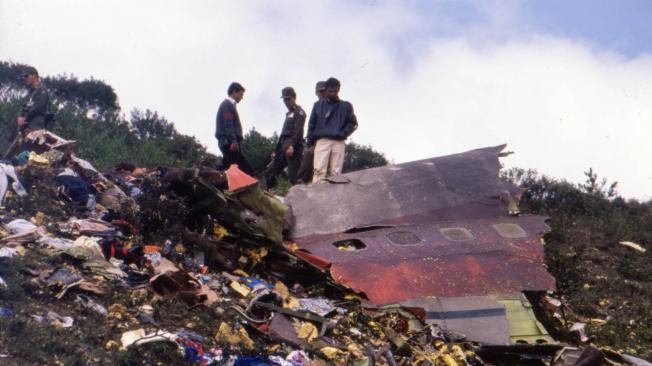 No hubo sobrevivientes tras la explosión del avión de Avianca.