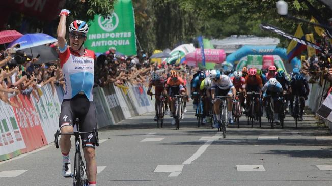 Bob Jungels ganó la cuarta etapa del Tour Colombia.