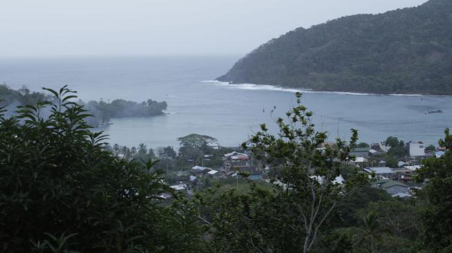 El corregimiento de Sapzurro el punto limítrofe entre Colombia y Panamá por la costa atlántica.