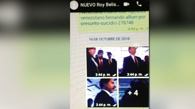 Estas fueron las fotos que señalados miembros del Sebín le tomaron al embajador de EE. UU. y al canciller Trujillo en Bogotá.