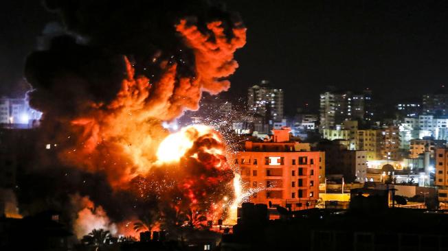 El ejército israelí volvió a atacar posiciones de Hamas en Gaza como retaliación de los cohetes que le habían desplegado.