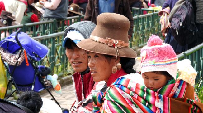 Familia quechua.