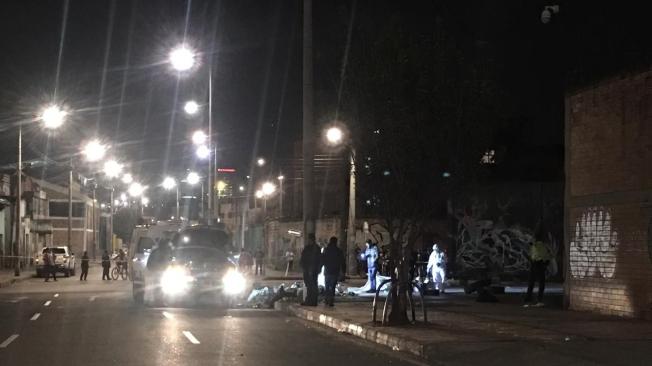 La macabra escena se registró en el barrio Eduardo Santos de la localidad de Mártires en la noche de este martes.