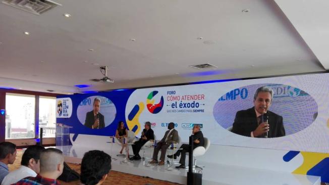 El foro 'Cómo atender el éxodo que nos cambió para siempre', se realizó en Cali para hablar de las políticas públicas necesarias para enfrentar la migración venezolana en Colombia.