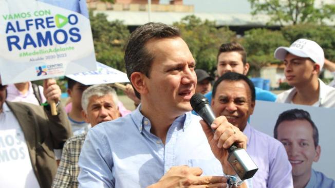 Alfredo Ramos, candidato a la alcaldía de Medellín por el Centro Democrático.