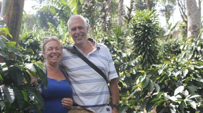 Peter Putker y Durdana Bruijn pasearon por Colombia durante varias semanas. Recorrieron, entre otros lugares, Salento, Quindío.
