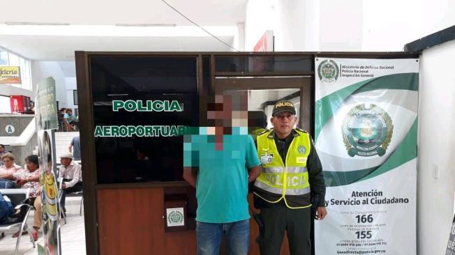 Hombre fue capturado en aeropuerto de Popayán