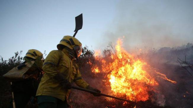 Los Bomberos en Cali reciben apoyo de otros organismos de socorro, debido al aumento de  incendios.