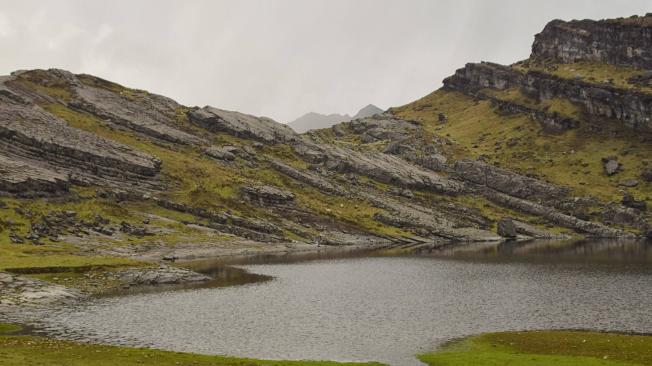 Esta es una de las tantas lagunas del Páramo del Almorzadero, ecosistema que se comparte entre Santander y Norte de Santander.