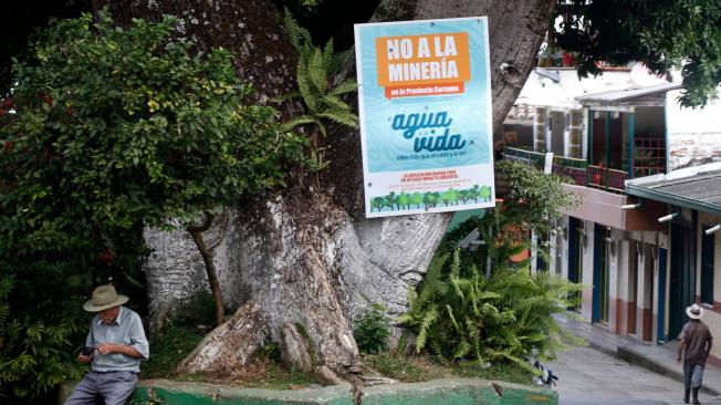 La comunidad de Jericó, a través de diferentes manifestaciones, ha expresado su rechazo al proyecto minero que quiere adelantar la multinacional AngloGold Ashanti en el suroeste de Antioquia.