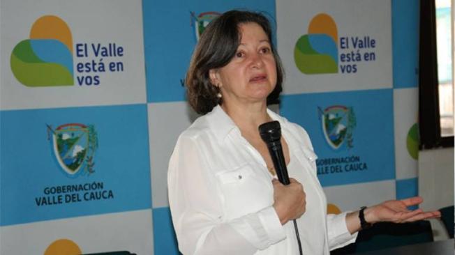 La secretaria de Salud del Valle del Cauca, María Cristina Lesmes.