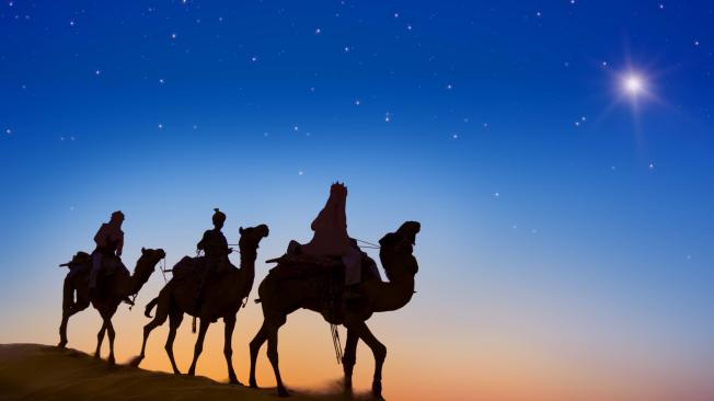 La estrella de belén juega un papel protagónico en el relato sobre el nacimiento de Jesús.
