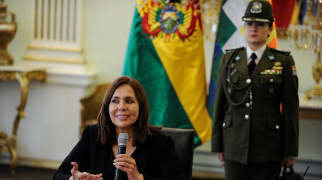 La ministra de Relaciones Exteriores de Bolivia, Karen Longaric, afirmó que