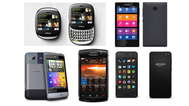 A lo largo de la historia marcas como Nokia, Facebook, LG y Amazon han lanzado celulares con la expectativa de atrapar un público grande y generar ganancias. Sin embargo, no todos han tenido bueno días resultados.