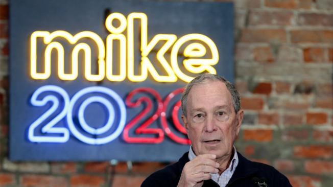Michael Bloomberg, exalcalde de Nueva York y aspirante demócrata a la presidencia,