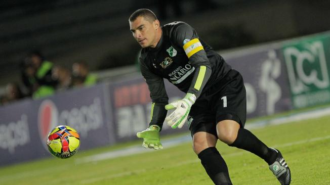 Faryd Mondragón, en su último paso por el Deportivo Cali.
