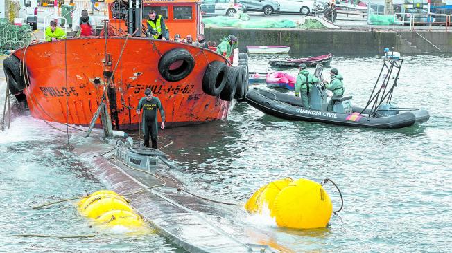 El narcosubmarino que cayó en noviembre, en España, se basó en la tecnología de Giraldo.