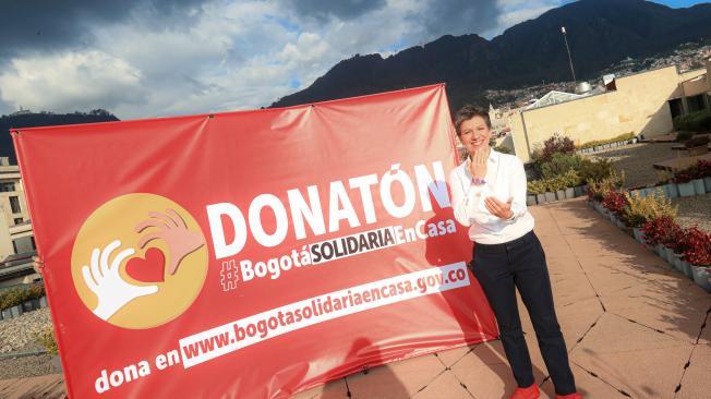 López agradeció la solidaridad de los donantes.