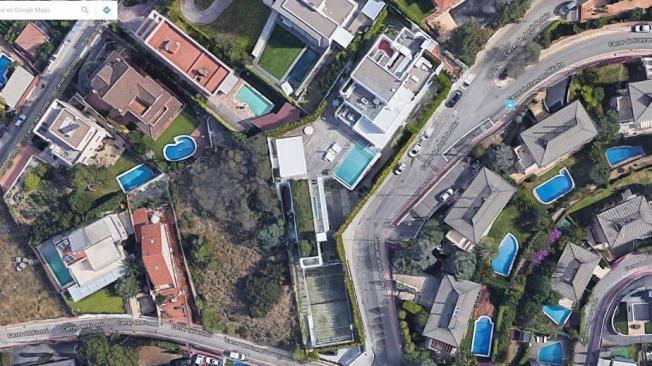Así se ve la primera mansión de Shakira desde Google Maps.