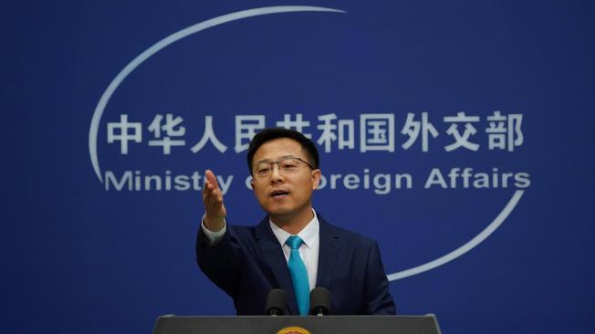 Zhao Lijian, portavoz de asuntos exteriores de China.