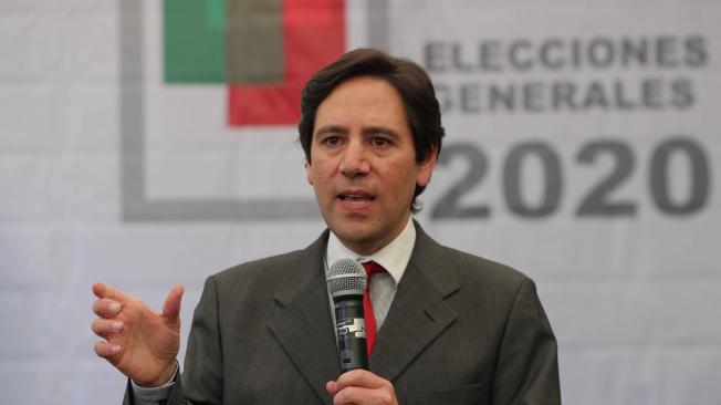 El presidente del Tribunal Supremo Electoral de Bolivia (TSE), Salvador Romero.